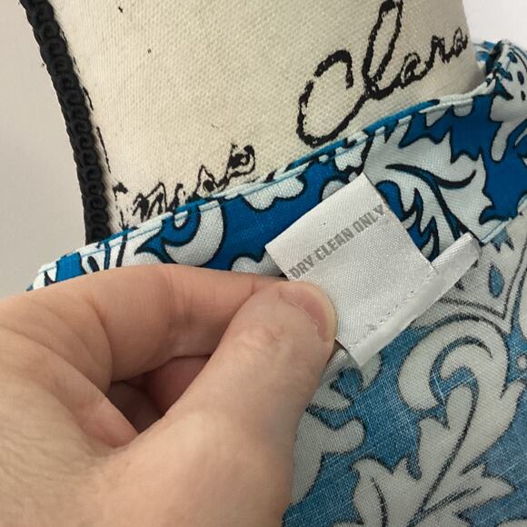 Vintage Tweeds Linen 3/4 Sleeve Tunic Top 1X Shoulder Pads Button Front V Neck - Picture 10 of 15